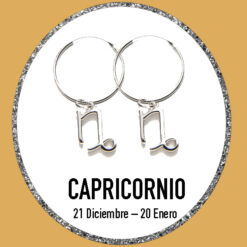 Los pendientes de aro del signo zodiaco capricornio son una joya valiosa y duradera, y es el regalo perfecto para una persona que es decidida y perseverante