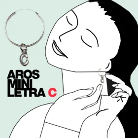 pendiente con la letra C del alfabeto es perfecto para regalar a tu pareja, entrenadora, mejor amigo o amiga, hermana, madre, hija, abuela, tía, prima, etc., y es ideal para llevar en cualquier ocasión.