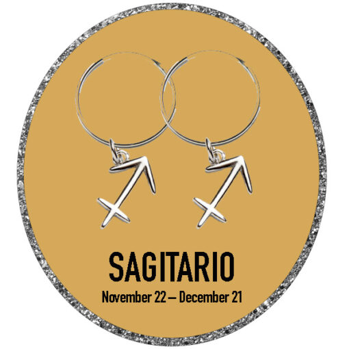 Los pendientes Sagitario están diseñados para representar la aventura y la libertad