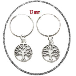 Pendientes Arbol de la Vida en plata 925.
