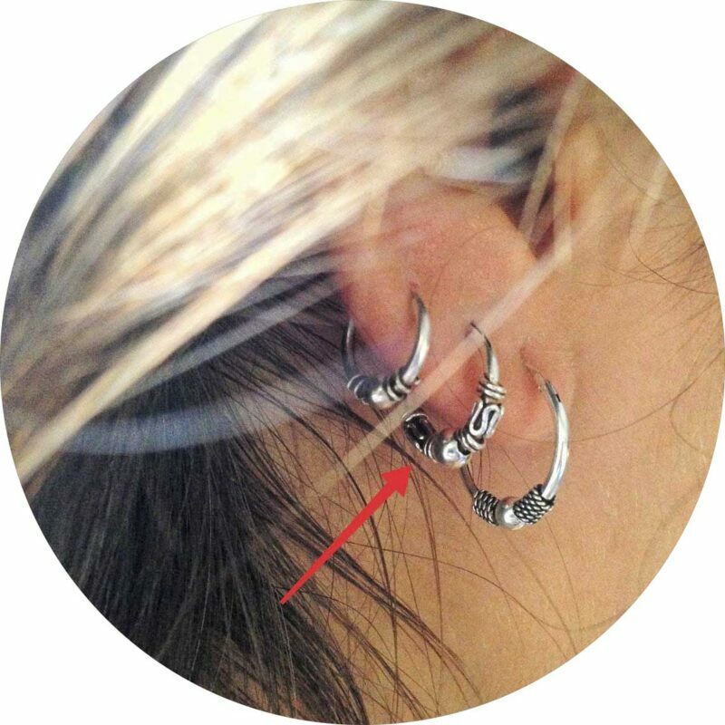 Estos pendientes Ceningan son unos aritos Bali de 12mm perfectos para llevar solos o combinados con otros aros de Bali