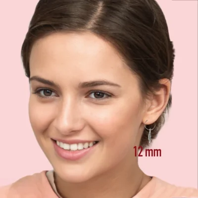 ¿Cómo comprar los Pendientes de pluma de plata LATIKA de12mm? Par o pendiente individual